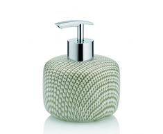 kela 20207Â Moreau Collection Distributeur de Savon Liquide, Beige/Blanc