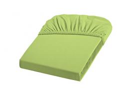 Fleuresse Colours Draps Housses en Coton satiné 200 Fils/cm² Bords élastiques et Couture au Centre Uni