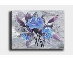 Bonamaison Peinture sur toile, multicolore, 70 x 100 cm - ConÃ§u et fabriquÃ© en Turquie