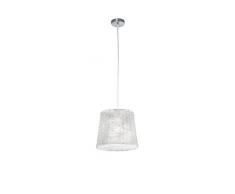 Trio Leuchten Lampe suspension Nickel mat/acrylique transparent 307900100