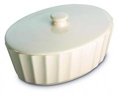 Prestige Create Cocotte en céramique 22 cm â Amande, Céramique, Amande, 25 cm