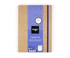 D.I.Y with Toga SU72 Cahier Bullet Journal Carnet Kraft 15,5 x 21,5 x 1,5 cm