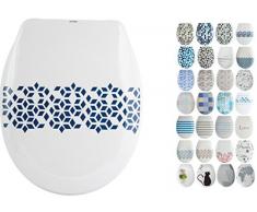 MSV Abattant WC, multicolore, 45.5Â x 37Â x 5Â cm