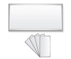 4x LEDVero 30x60 Panneau Ultraslim de LED - 20W, 1600lm, 4500K Plafonnier encastrÃ© avec clips de montage et transformateur EMV2016 - blanc neutre