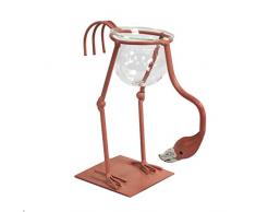 AW Vase hidropÃ³nico, mÃ©tal et Verre, Rose