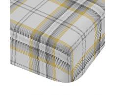 Catherine Lansfield Drap-Housse pour lit de 35 cm Moderne 135 x 200 cm Ocre