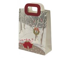 Villa dEste Home Tivoli Xmas enveloppe, Papier, Multicolore, 22.5Â x 10Â x 33,5Â cm