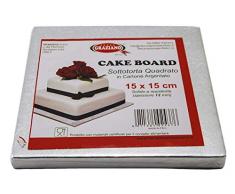 Graziano 1039 Plateau Ã cake 20cm argent