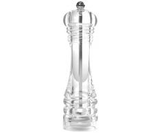 Home Moulin à sel avec Mécanisme en Céramique, Acrylique, Transparent, 20 cm