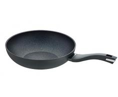 Berndes Balance Enduro Manche Ã double fixation Wok 28 cm, 4 litres, aluminium forgÃ©