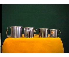 ASTESANI Set 6 Pignatti simplex Acier INOX 14 cm casseroles et préparation Cuisine