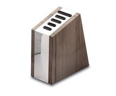 Rockingham Forge HX-05GY Bloc Vide inclinÃ© en marbre 5 Couteaux Gris