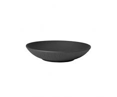 Villeroy & Boch Manufacture Rock Coupelle plate, 23,5 cm, Porcelaine Premium, Noir