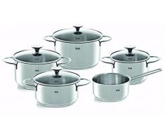 Fissler 040-114-05-000/0 Copenhagen Acier inoxydable 5 piÃ¨ces Casseroles en acier 18/10