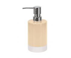 Kleine Wolke comme Distributeur de Savon Plastique, Beige, 7Â x 7Â x 16.5Â cm
