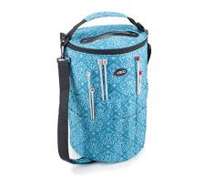 Roo Beauty Ltd Sac à Tricoter, Accessoires de Couture et Organiseur de Rangement pour Aiguilles Bleu Sarcelle impérial