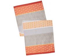 Garnier-Thiebaut MILLE GEOMETRY Chemin de Table, Coton, Mangue, 155 x 55 cm