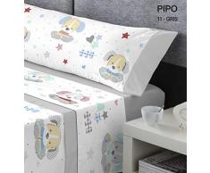 KABELY Jeu, Gris, lit de 90 cm