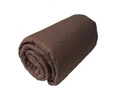 Just Contempo matelassÃ© Meubles Protection dÃ©cran pour Chaise Parent, Polyester, Marron Chocolat, 58 x 180 cm