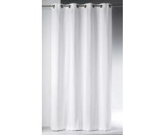 Home Maison 851675 Rideaux Tisse Fils Métalliques Sens Vertical Polyester Blanc 140 x 260 cm