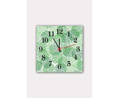 Bonamaison Horloge Murale en MDF, Multicolore, 30 x 30 cm