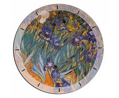 Artopweb EC35019 Pendule Murale, Bois, Multicolore, 60 x 0,5 x 60 cm