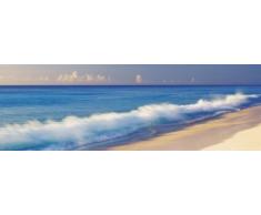1art1 54398 Poster Plages Midi Vague DÃ©ferlante sur Une Plage de RÃªves 91 x 30 cm