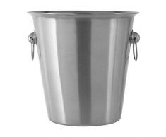 Premier Housewares Shaker à cocktail, Acier inoxydable, Silver, H22 x W22 x D22cm