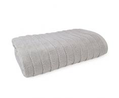 Aneesi Bath & Leisure 33x33 cm Softweaver Gant de Toilette en Pur Coton, Platine