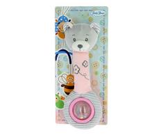 Bimar hochet perrito Rose sifflet + avec Billes 25Â cm, Multicolore