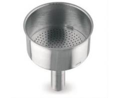 Kaufgut 041858 Huile/121025 de notebook supplémentaire Blister Entonnoir en aluminium pour machine à café 9 tasses, Multi