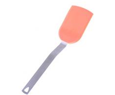LACOR Spatule à pâtisserie en Silicone, Silicone, Orange, 23 cm