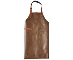 Combekk Tablier en Cuir, Cuir, Rouille, Taille Unique