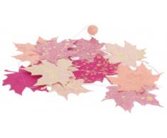 Ian Snow Guirlande de Feuilles en Papier Rose