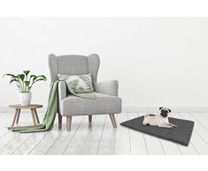 Sogni e Capricci Coussin pour Chien Lavable 60x100cm Gris foncÃ©
