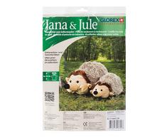 Glorex GmbH Peluche à Faire soi-même, Multicolore, 32 x 22 x 5 cm