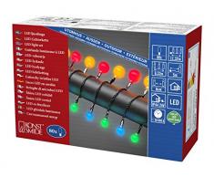 Konstsmide 3680-507 Guirlande Lumineuse avec Globes à LED, Plastique, 2.4 W, Multicolore