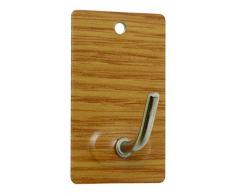 BRINOX adhÃ©sif Cintre Petite, Bois, 2.6x4.3x2.1 cm