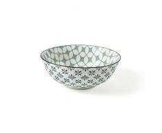 Villa dEste Home Tivoli Double Blue Saladier en grès