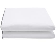 Designers Guild - Astor Drap plat Percale de Coton Graphite 270 x 300 cm