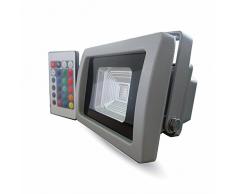 V-TAC 10W Projecteur LED RGB SMD avec tÃ©lÃ©commande IR