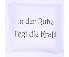 La Finesse - Housse de Coussin carrÃ©e dÃ©corative 50 x 50 cm pour la Maison en Coton pour Le Salon, Le canapÃ©, la Chambre Ã Coucher, Tissu colorÃ©, Taille Unique