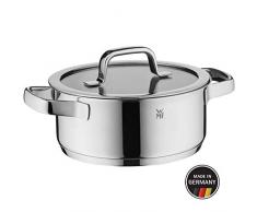 WMF Compact Cuisine Faitout 20 cm avec couvercle en verre et marmite 2,5 l Acier inoxydable poli Cromargan IntÃ©rieur graduÃ© empilable Compatible induction
