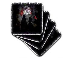 3dRose CST_21484_3 Dessous de Verre, Mutli-Colour, set-of-4-Ceramic