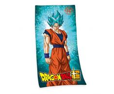 Herding DRAGONBALL SUPER Serviette de Bain, 150 x 75 cm, Coton, Multicolore