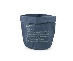 Villa dâEste Home Tivoli Victionary Panier à Pain Moyen Bleu Papier à 18 x H 24 cm.