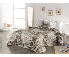 VIALMAN Couvre-lit, Beige, pour lit de 105Â cm