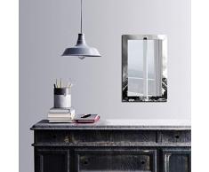 Bonamaison DÃ©coration Murale Impression sur Miroir EncadrÃ© sur Toile, Dimensions: 40 x 60 Cm - ConÃ§u et fabriquÃ© en Turquie