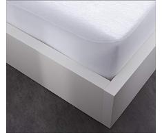 TODAY Protege Matelas Impermeable 140/190 Eco, Polyester, Blanc