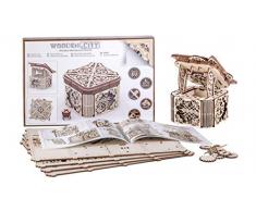 WOODEN.CITY BoÃ®te SecrÃ¨te Maquette MÃ©canique Ã Construire en 3D